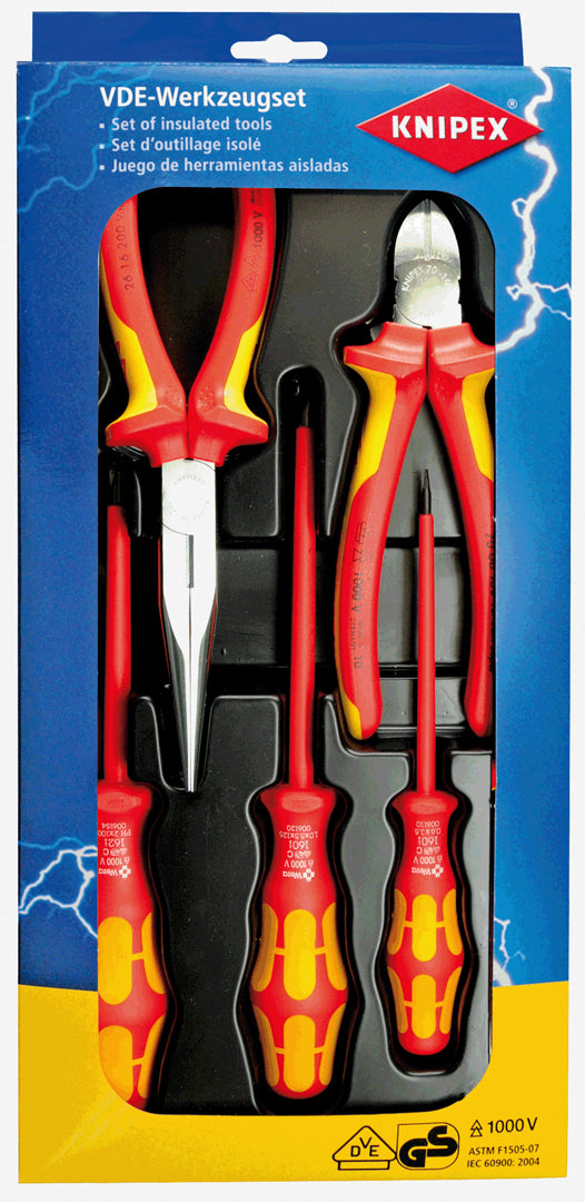 Купи Комплект изолирани инструменти KNIPEX - 5 части за 247.97 лв. само от Nika.bg