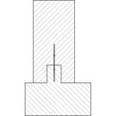 Илюстрация на конструктивна водоспираща лента без компенсатор, подробности за инсталация.