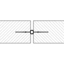 Схема на водоспираща лента с компенсатор за дилатационни фуги