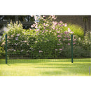 Оградна мрежа Pantanet Light в зелено, идеална за градина, устойчива на UV-лъчение и с модерен дизайн.