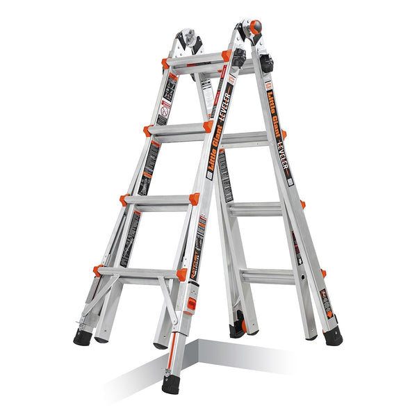 Купи Телескопична алуминиева стълба Leveler M17 Малкия гигант® за 848 лв. само от Nika.bg