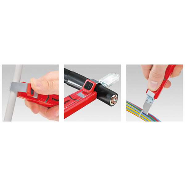 Купи Нож за сваляне изолация на кабел KNIPEX 8,0 - 28 мм за 43.47 лв. само от Nika.bg
