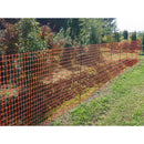 Сигнално маркировъчна мрежа Grifon, оранжева, с размери 1.0 м височина и 50 м дължина, подходяща за ограничаване на терен.