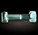 Болт за жабки с гайка, размер 12 x 70 мм, тегло 0.15 кг. Комплект Т-болт за здраво захващане.