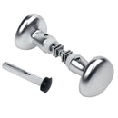 Комплект кръгли алуминиеви дръжки с блокираща шпилка, устойчиви на атмосферни условия, лесен монтаж.