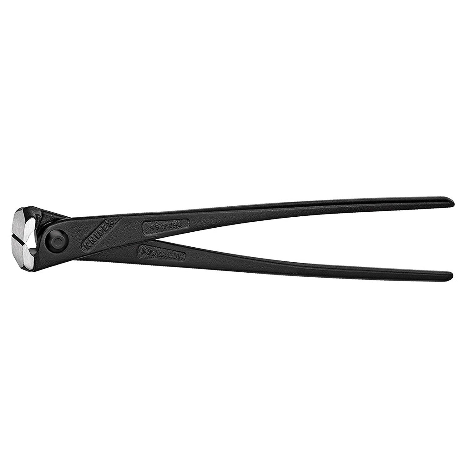 Арматурни клещи KNIPEX 300 мм, черни, за лесно усукване и рязане на арматурна тел.