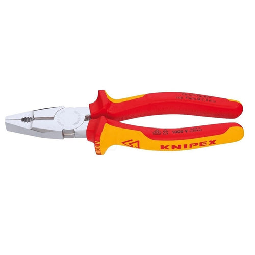 Купи Knipex Chrome Vanadium, Клещи комбинирани усилени 160 мм, 1000V VDE, 01 06 160 за 70.49 лв. само от Nika.bg