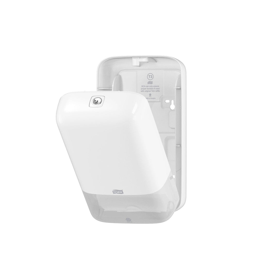 Купи Tork Дозатор за тоалетна хартия на салфетки Dispenser Toilet Paper Folded – system T3 за 59.71 лв. само от Nika.bg