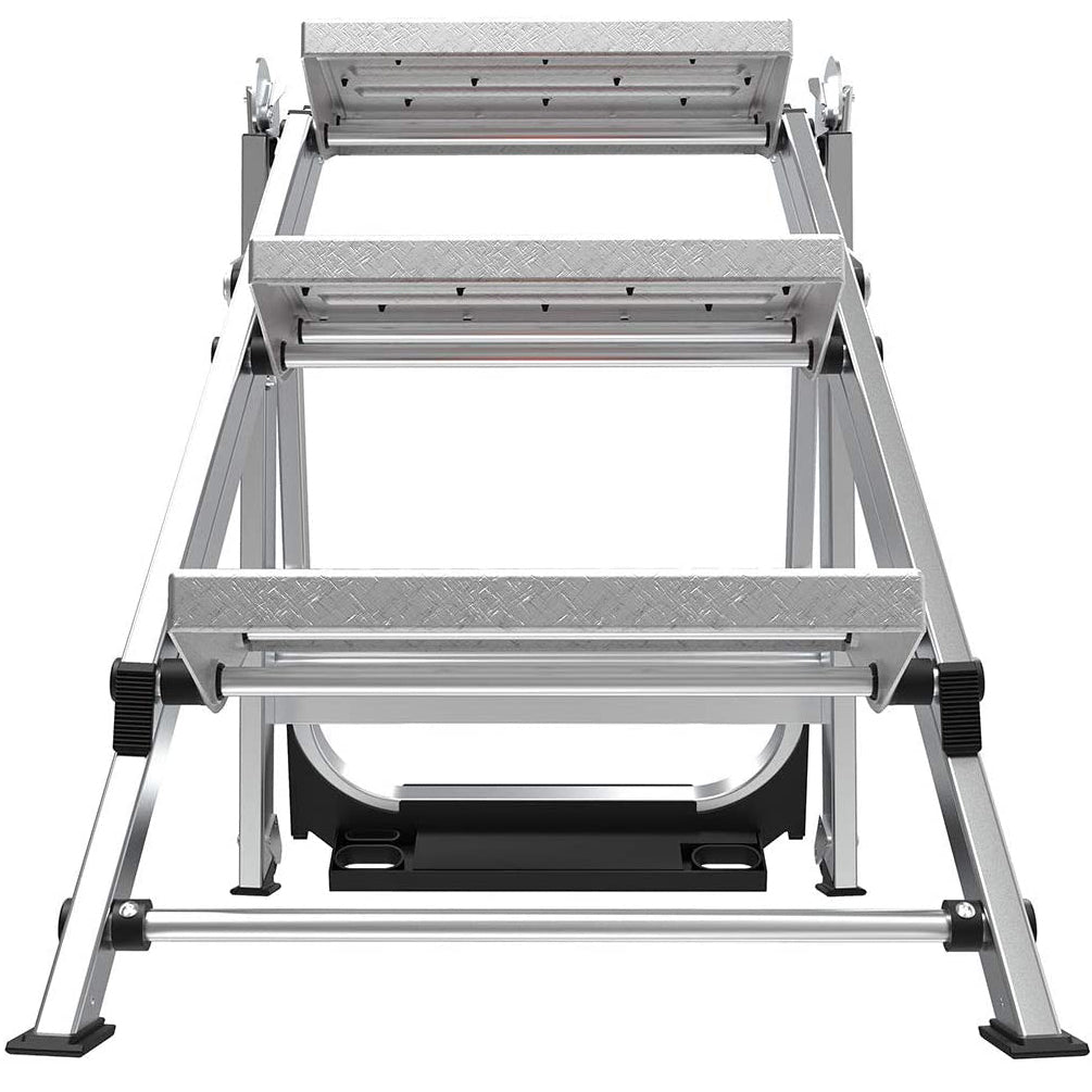 Степ стълба 3 стъпала SAFETY STEP МАЛКИЯ ГИГАНТ® с алуминиева конструкция и нехлъзгащи стъпала.
