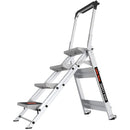 Степ стълба 4 стъпала SAFETY STEP МАЛКИЯ ГИГАНТ с алуминиева конструкция и нехлъзгащи стъпала.