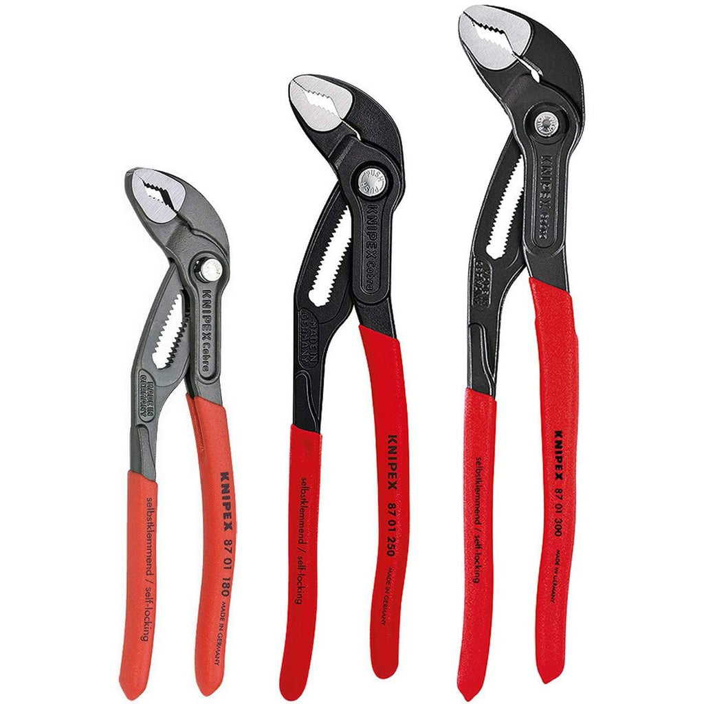 Купи Комплект клещи за тръби KNIPEX Cobra (3 части) за 184.35 лв. само от Nika.bg