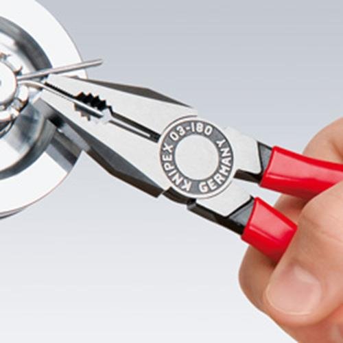 Купи KNIPEX Клещи комбинирани 180 мм, 03 02 180 SB за 41.52 лв. само от Nika.bg