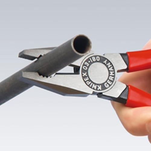 Купи KNIPEX Клещи комбинирани 180 мм, 03 02 180 SB за 41.52 лв. само от Nika.bg