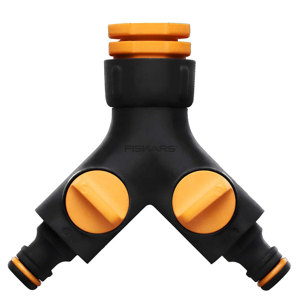 Купи Двоен конектор за кран - Всички размери Fiskars за 31 лв. само от Nika.bg