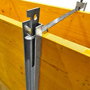 Дистанциал за олекотен вертикален кофраж LEGNOTRE, подходящ за строителство на стени и колони.