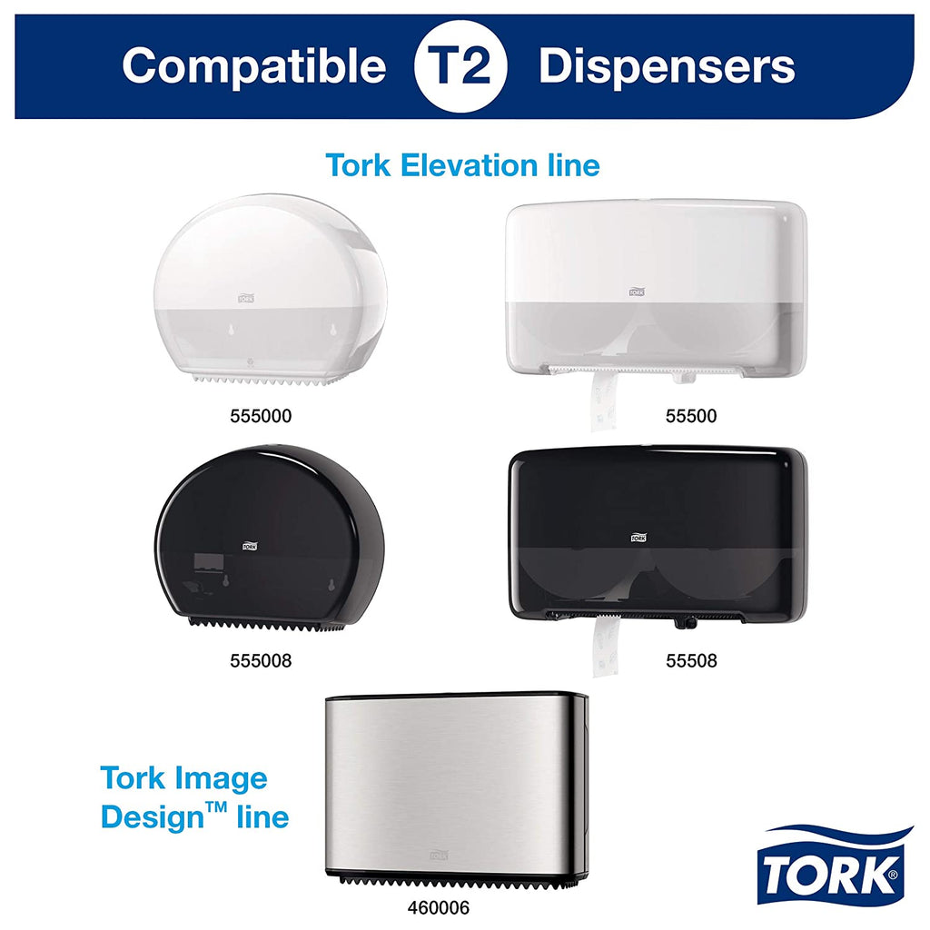 Купи Тоалетна хартия на ролка Tork Premium Toilet Paper Mini Jumbo Soft – system T2 за 114.17 лв. само от Nika.bg