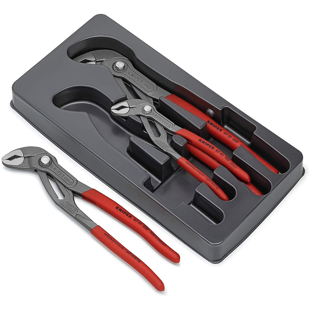 Купи Комплект клещи за тръби KNIPEX Cobra (3 части) за 184.35 лв. само от Nika.bg