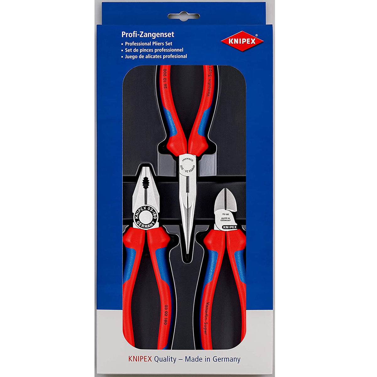 Купи Комплект клещи KNIPEX Assembly (3 части) за 132.1 лв. само от Nika.bg