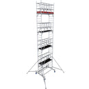 Алуминиево мобилно скеле KRAUSE ProTec XS с работна височина до 9.80м, идеално за вътрешна и външна употреба.