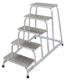 Степенка KRAUSE STABILO с 5 стъпала, стабилна конструкция, алуминий, подходяща за професионална употреба.