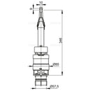 Купи Изпразващ механизъм за вградено казанче АМ101-1120 (резeрвна част) за 24.18 лв. само от Nika.bg