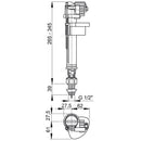 Купи Долно-пълнещ механизъм 3-8“ с месингова резба (A18-1-2") за 16.18 лв. само от Nika.bg