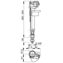 Купи Долно-пълнещ механизъм 3-8“ с месингова резба (A18 3-8“) за 14.4 лв. само от Nika.bg