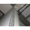 Алуминиев ъгъл рифелован за шпакловане и оформяне на ъгли, размери 23x23x0,30 мм, дължина 2.5 м.