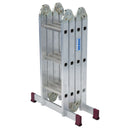 Сгъваема алуминиева стълба KRAUSE CORDA 4x3, компактен дизайн и универсална употреба до 4,4 метра.