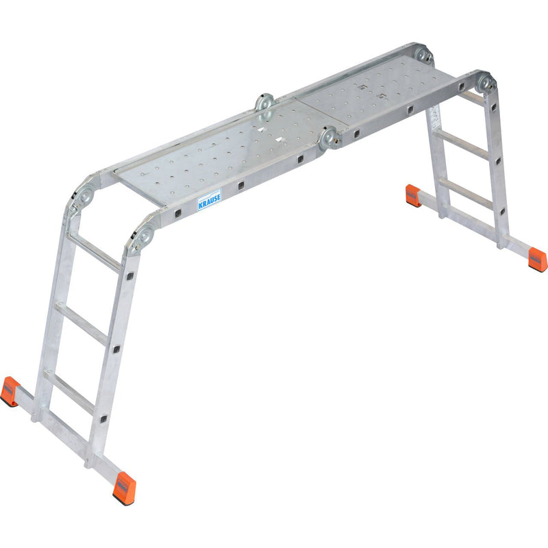 Купи Сгъваема алуминиева стълба с метална платформа KRAUSE MULTIMATIC 4x3 за 597 лв. само от Nika.bg