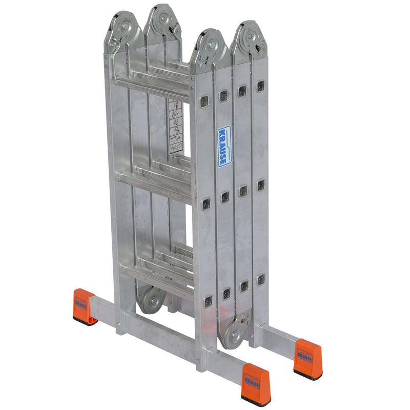 Купи Сгъваема алуминиева стълба с метална платформа KRAUSE MULTIMATIC 4x3 за 597 лв. само от Nika.bg