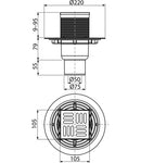 Купи ПОДОВ СИФОН ВЕРТИКАЛНО ОТТИЧАНЕ ф50-75 за 34.8 лв. само от Nika.bg