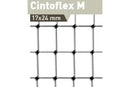 PVC мрежа Cintoflex M с размери 17x24 мм, устойчива на опън и UV лъчение.