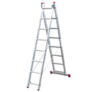 Двураменна алуминиева стълба KRAUSE CORDA 2x11 за професионална и домашна употреба, сертифицирана EN 131.