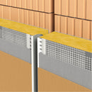 Деформационна фуга PVC с мрежа от стъклени влакна за строителни повърхности