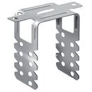 Директен окачвач 125 x 1.0 мм от поцинкована ламарина за монтаж на CD профили и дървени пръти.