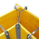 Дистанциал за ъгъл LEGNOTRE, част от вертикална кофражна система за строителство.