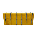 Олекотен вертикален кофраж LEGNOTRE с дистанциали за строителството на стени и колони.