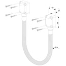 Купи Подсилен направляващ метален гофриран канал за кабели с дължина 650мм за 58 лв. само от Nika.bg