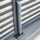 Застопоряваща вложка за врата LOCINOX с възможност за заключване и подвижна ваничка за лесно почистване.