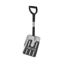 Лека алуминиева лопата за почистване на сняг от FISKARS с ергономична дръжка, идеална за автомобили.