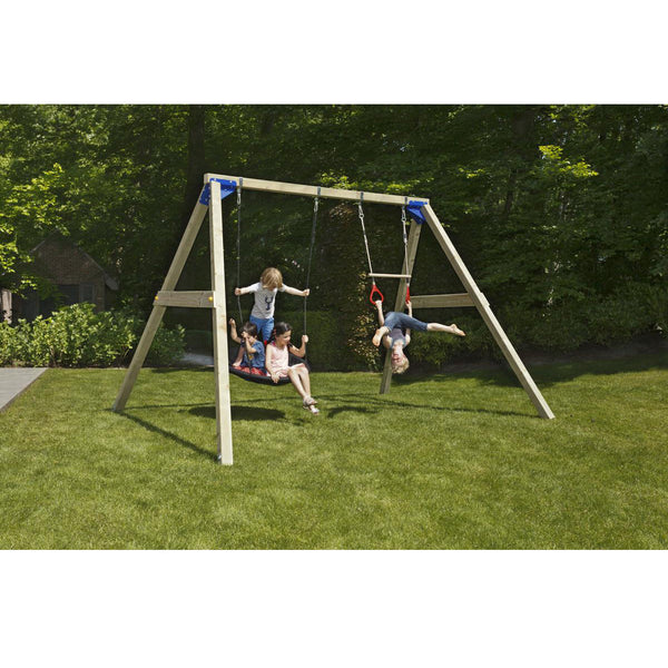 Купи Детско дървено съоръжение за игра модел FREESWING, Blue Rabbit 2.0 KBT за 1000 лв. само от Nika.bg