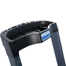 Алуминиева стълба KRAUSE SePro S с ергономична поставка за инструменти и кука за кофа, серия MONTO