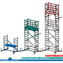 Модулно мобилно скеле KRAUSE ClimTec с различни височини до 7 метра и лесен монтаж без инструменти.