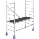 Алуминиево мобилно скеле KRAUSE STABILO с работна височина до 3 метра и 10 години гаранция за безопасност и функционалност.