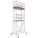 Алуминиево мобилно скеле KRAUSE STABILO с работна височина до 6.40м и безопасна конструкция, идеално за професионална употреба.