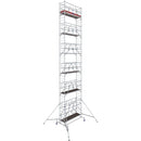 Алуминиево мобилно скеле KRAUSE STABILO с работна височина до 13.40 м, безопасна конструкция и 10 години гаранция.