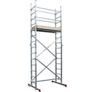 Алуминиево мобилно скеле KRAUSE CORDA 3 в 1, идеално за професионални проекти с немско качество и лесно транспортиране.