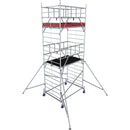 Алуминиево мобилно скеле KRAUSE ProTec XXL с широка платформа и 5 години гаранция, работна височина до 6.30 м.