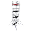 Алуминиево мобилно скеле KRAUSE ProTec XXL с широка платформа и 5 години гаранция, работна височина до 9.30 м.